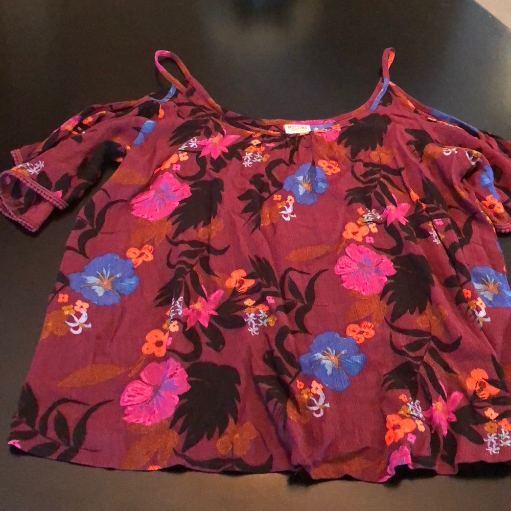 Off the shoulder floral top